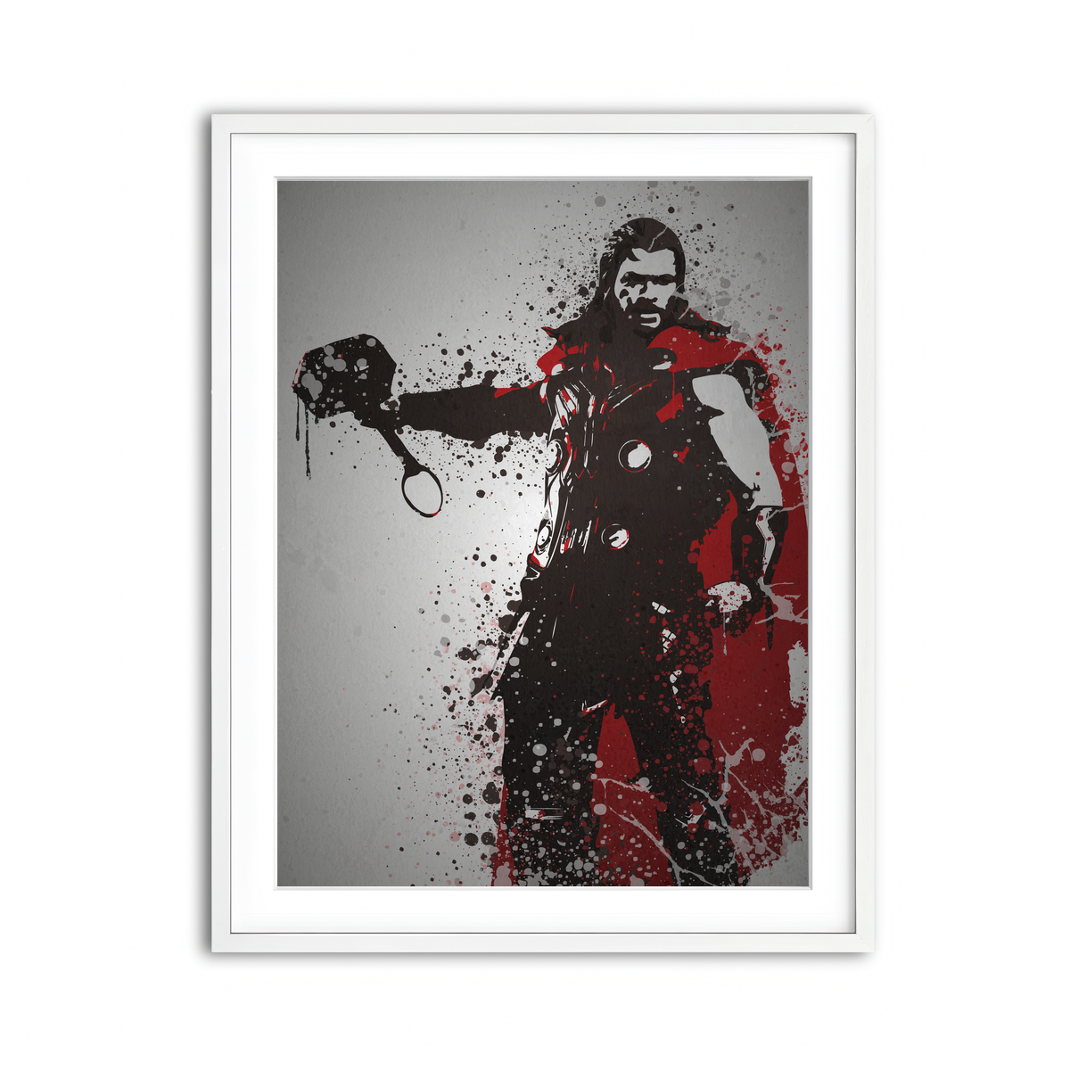 Framed Print 3x4 White