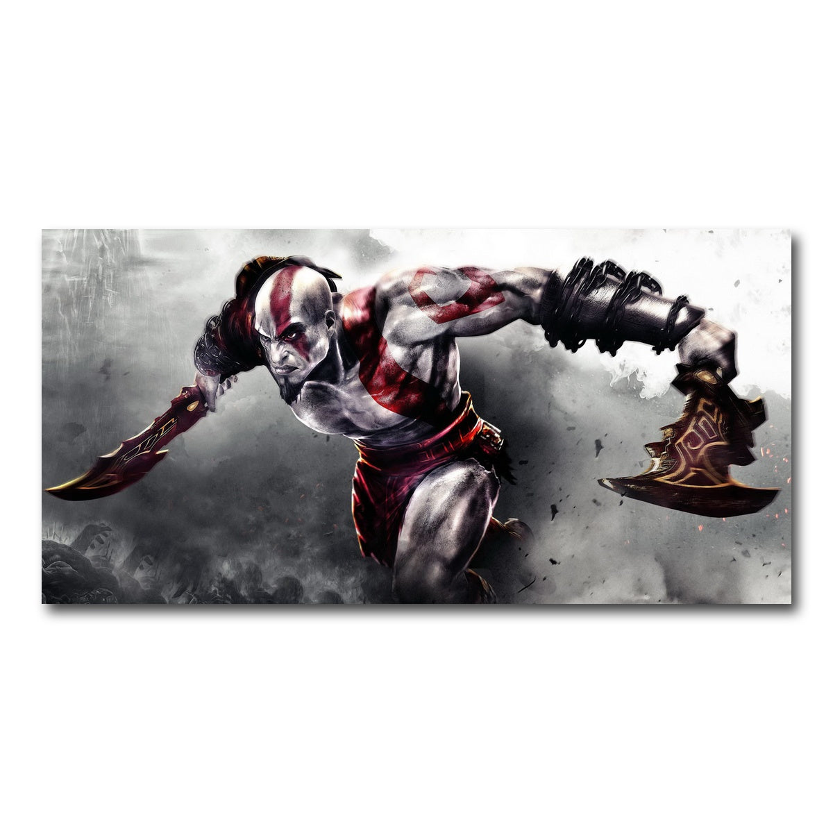 AUTO-MOCKUP WHITE | God of War | 1 Piece | Gallery Wrap Canvas | group=2x1