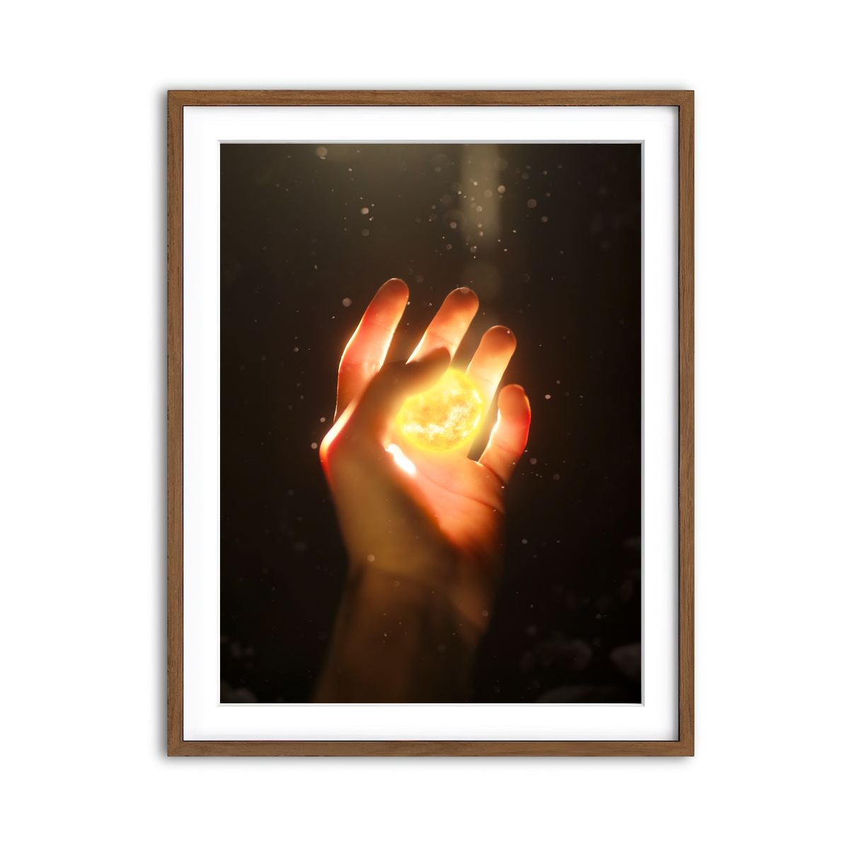 Framed Print 3x4 Walnut