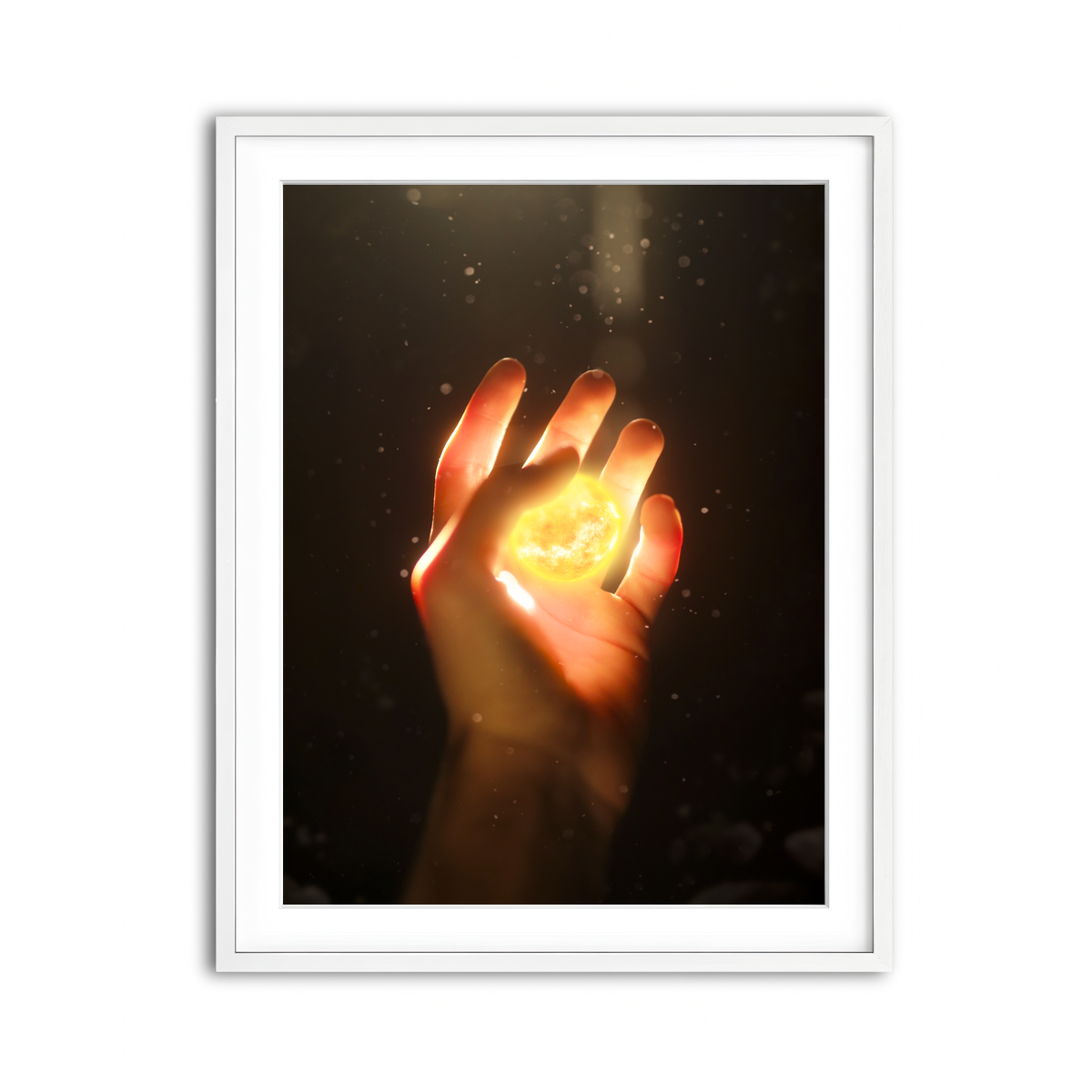 Framed Print 3x4 White