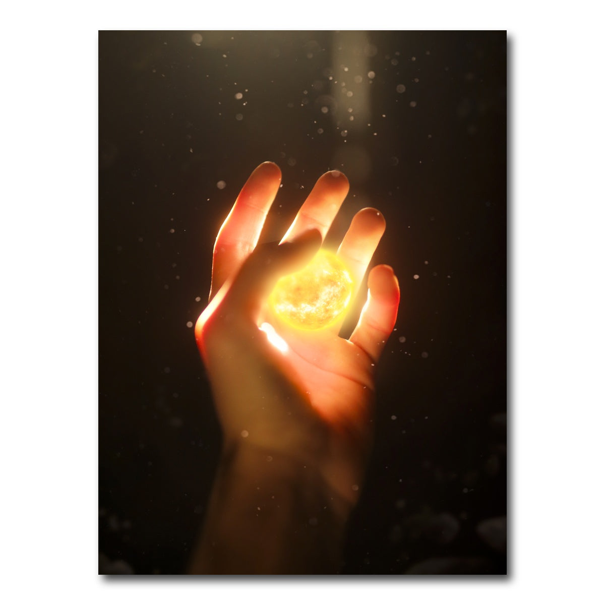 AUTO-MOCKUP WHITE | God's hand | 1 Piece | Gallery Wrap Canvas | group=3x4