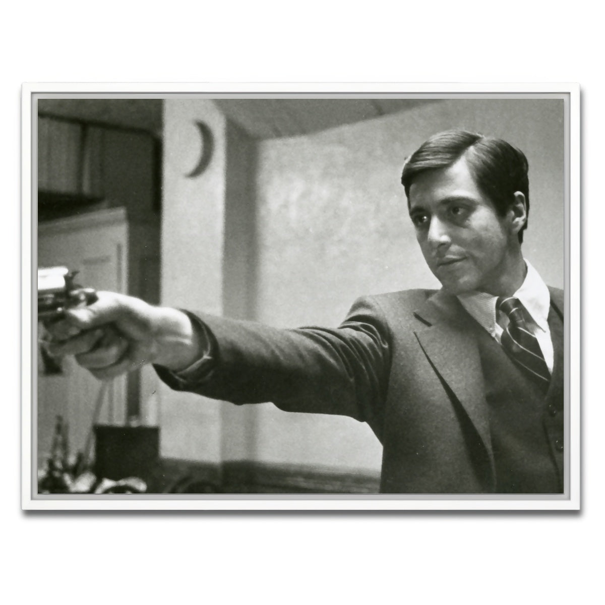 AUTO-MOCKUP WHITE | Godfather Michael | 1 Piece | White Framed Canvas | group=4x3