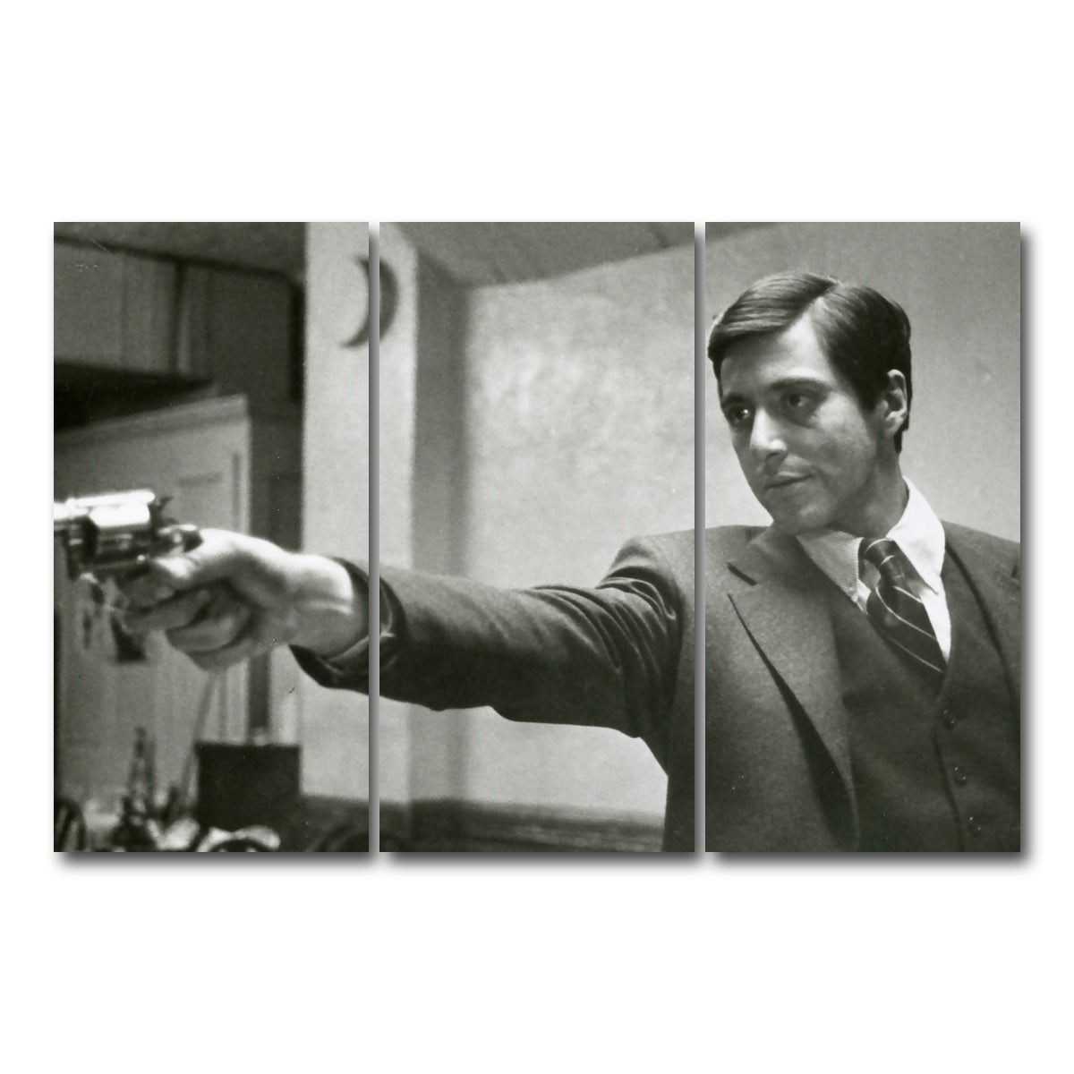 AUTO-MOCKUP WHITE | Godfather Michael | 3 Piece | Gallery Wrap Canvas | group=12x24