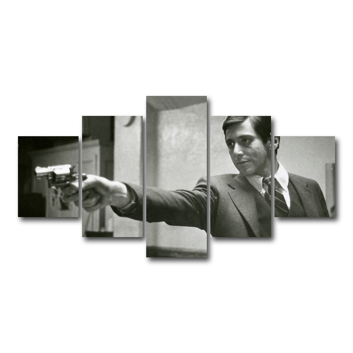 AUTO-MOCKUP WHITE | Godfather Michael | 5 Piece | Gallery Wrap Canvas | group=5_short