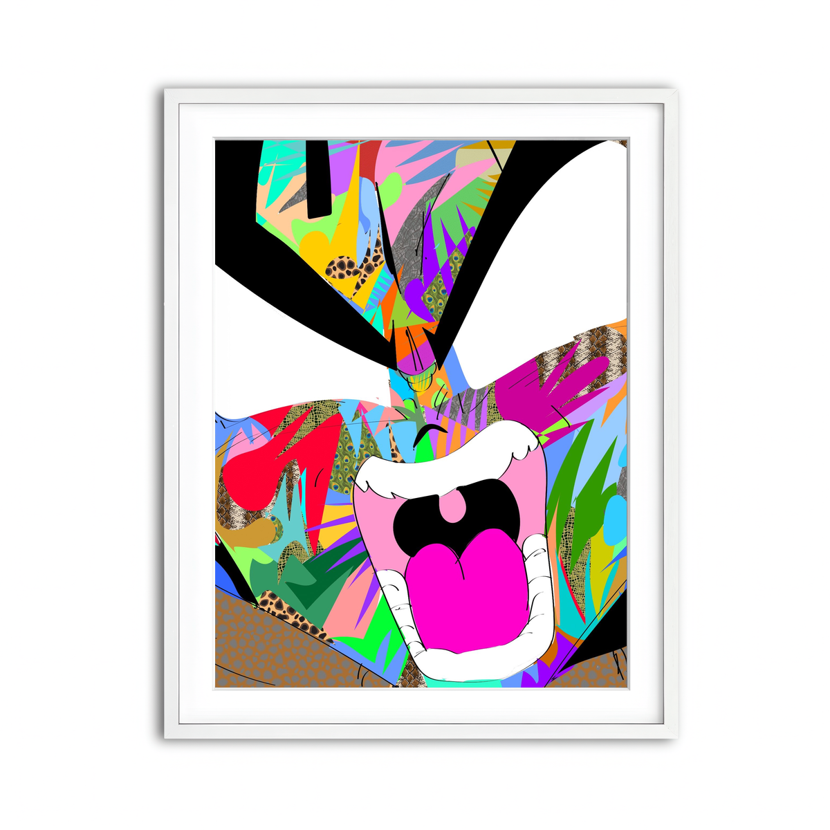 Framed Print 3x4 White