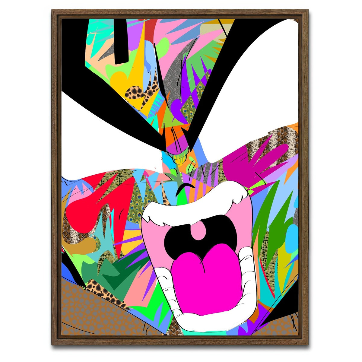 AUTO-MOCKUP WHITE | Gohan | 1 Piece | Walnut Framed Canvas | group=3x4