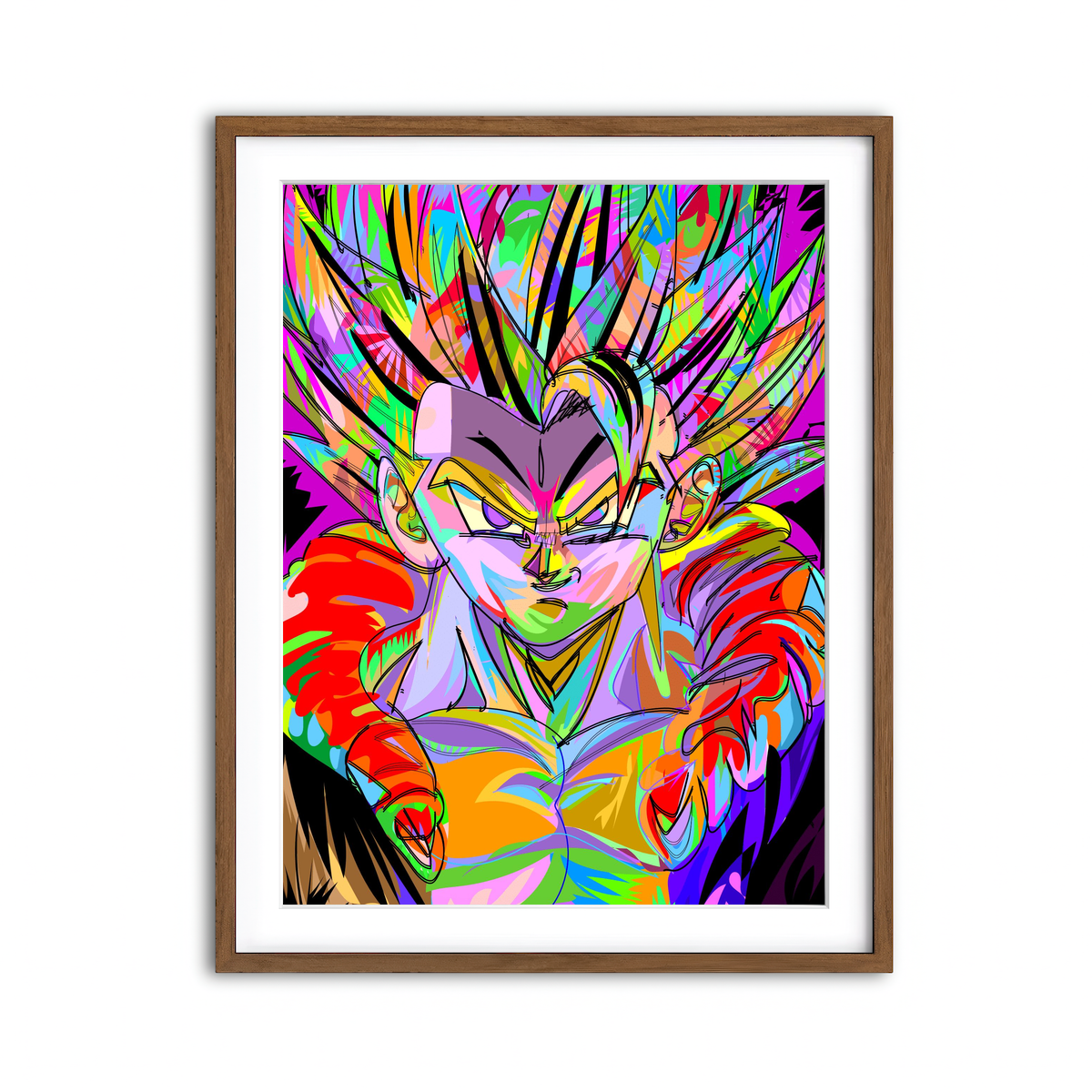 Framed Print 3x4 Walnut