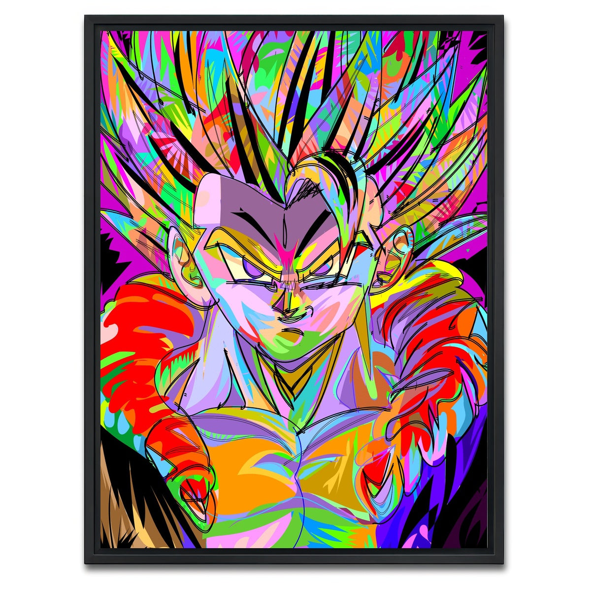 AUTO-MOCKUP WHITE | Goku Hari | 1 Piece | Black Framed Canvas | group=3x4
