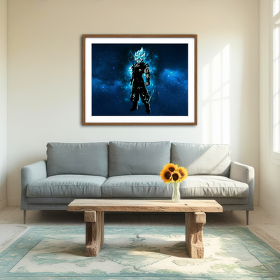 AUTO-MOCKUP ROOM | Goku Wall Art