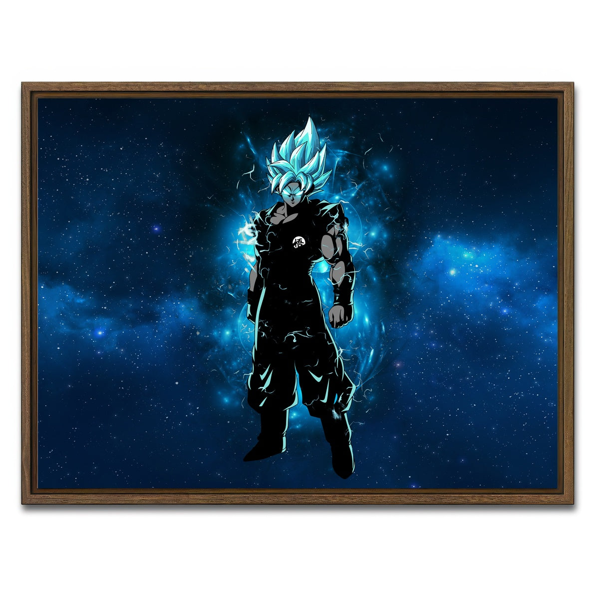 AUTO-MOCKUP WHITE | Goku | 1 Piece | Walnut Framed Canvas | group=4x3