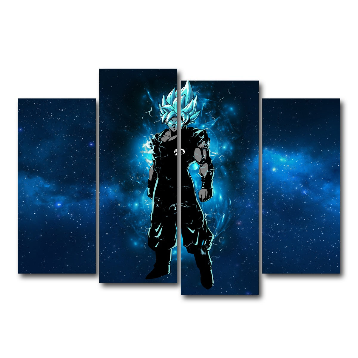 AUTO-MOCKUP WHITE | Goku | 4 Piece | Gallery Wrap Canvas | group=4_normal