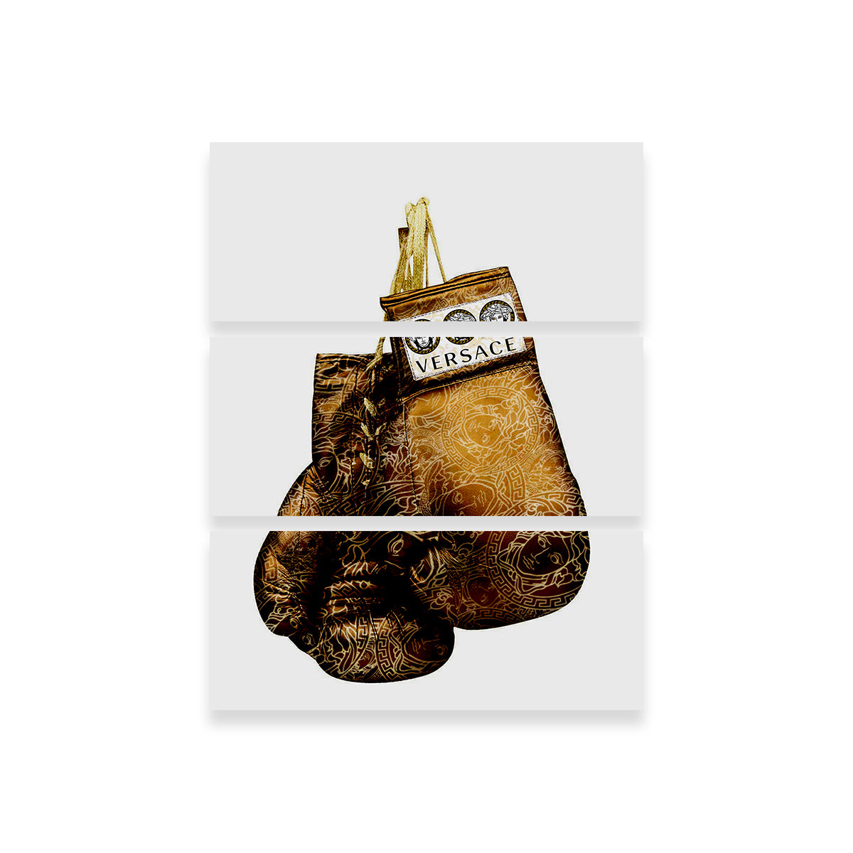 Gold Versace Gloves Wall Art