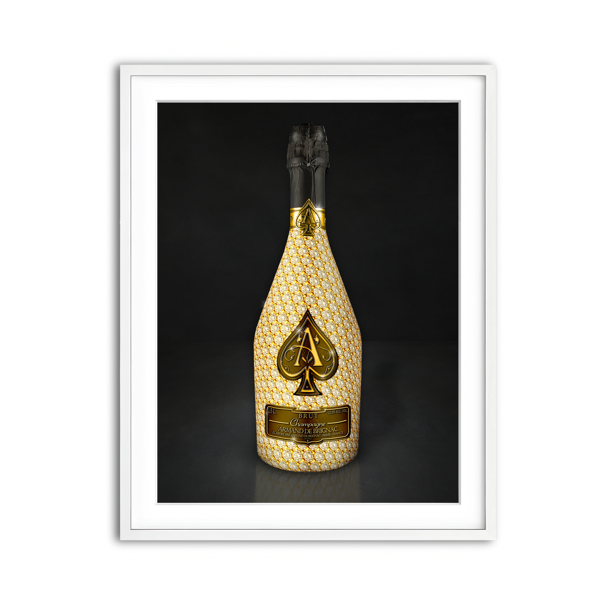 Framed Print 3x4 White