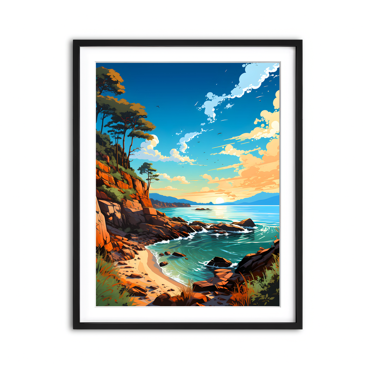Framed Print 3x4 Black