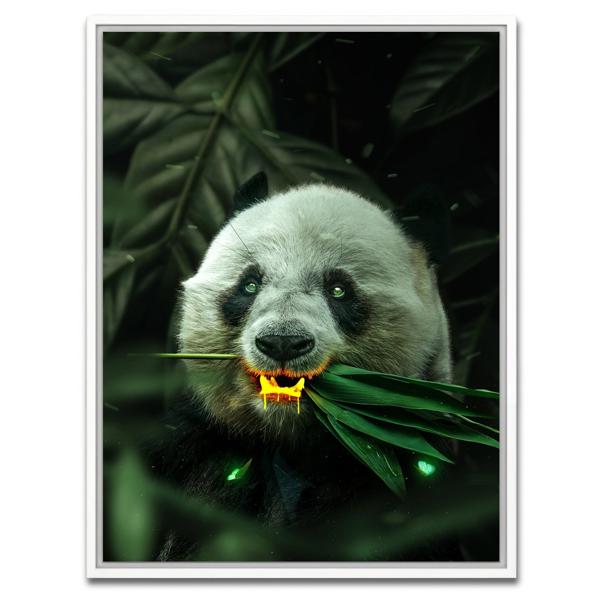 AUTO-MOCKUP WHITE | Gold Panda | 1 Piece | White Framed Canvas | group=3x4