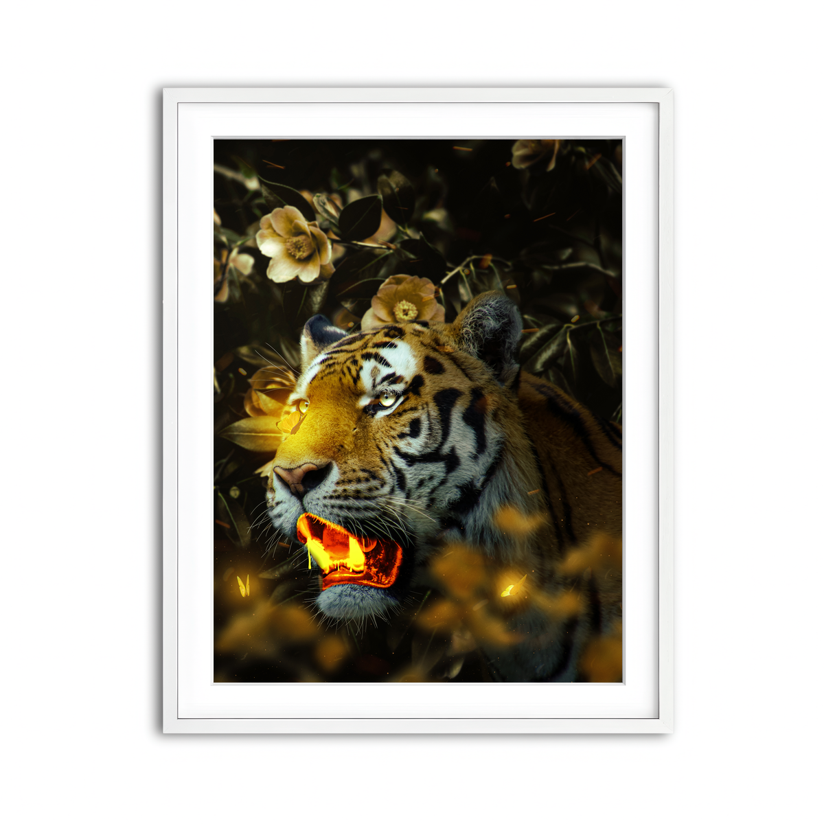 Framed Print 3x4 White