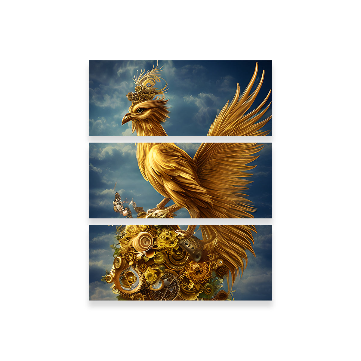 Golden Phoenix Bird
