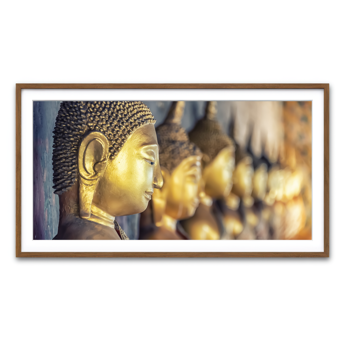 Framed Print 2x1 Walnut