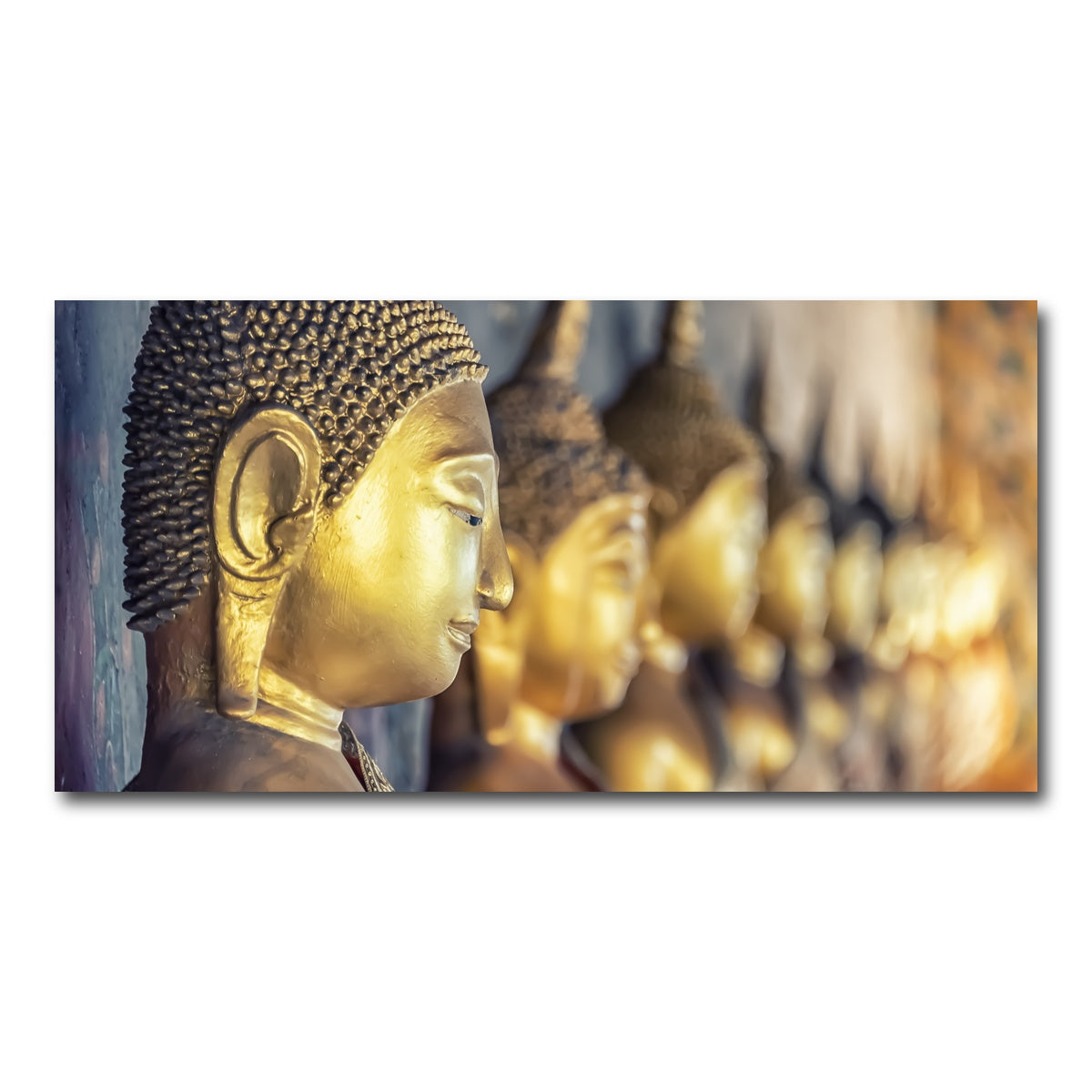 AUTO-MOCKUP WHITE | Golden Buddha | 1 Piece | Gallery Wrap Canvas | group=2x1