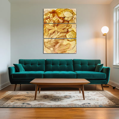 AUTO-MOCKUP ROOM | Golden Dragonflies