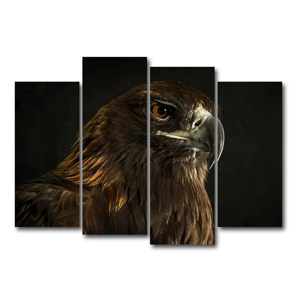 AUTO-MOCKUP WHITE | Golden Eagle | 4 Piece | Gallery Wrap Canvas | group=4_normal