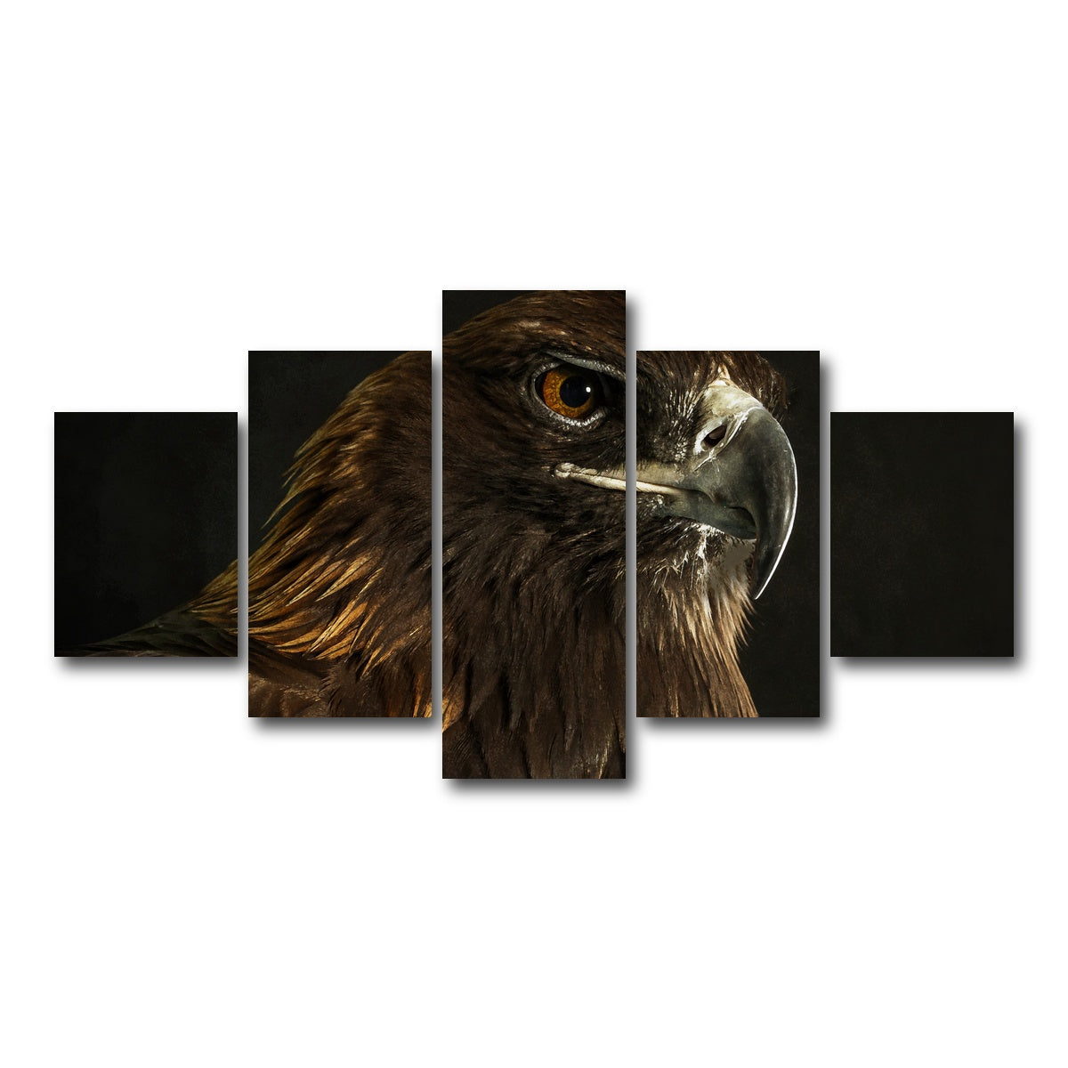 AUTO-MOCKUP WHITE | Golden Eagle | 5 Piece | Gallery Wrap Canvas | group=5_short