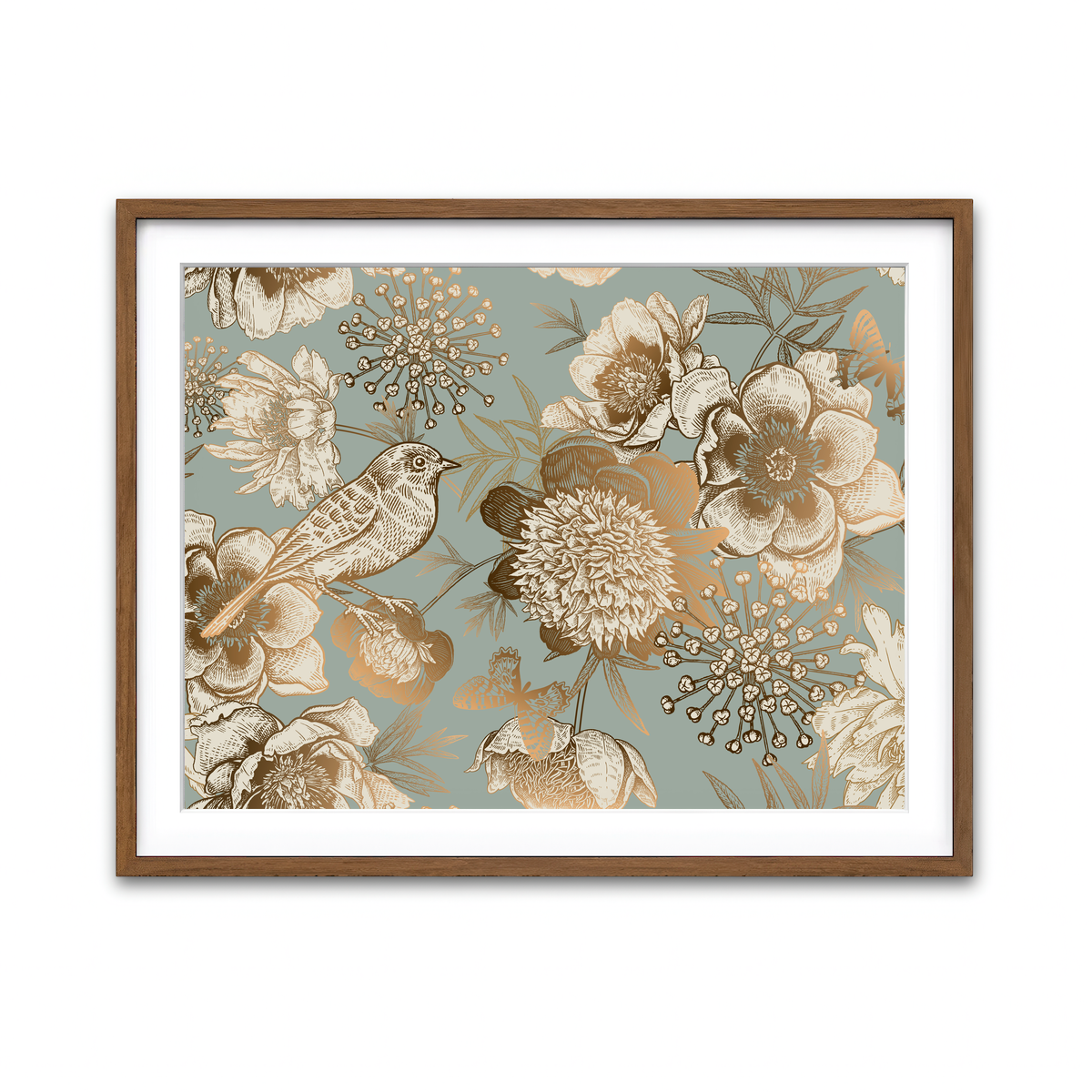 Framed Print 4x3 Walnut