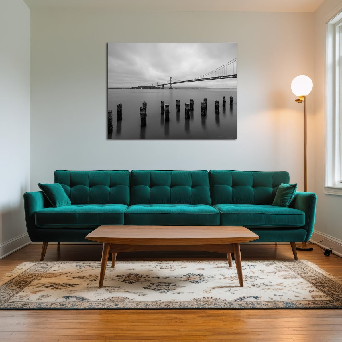 AUTO-MOCKUP ROOM | Golden Gate Black & White