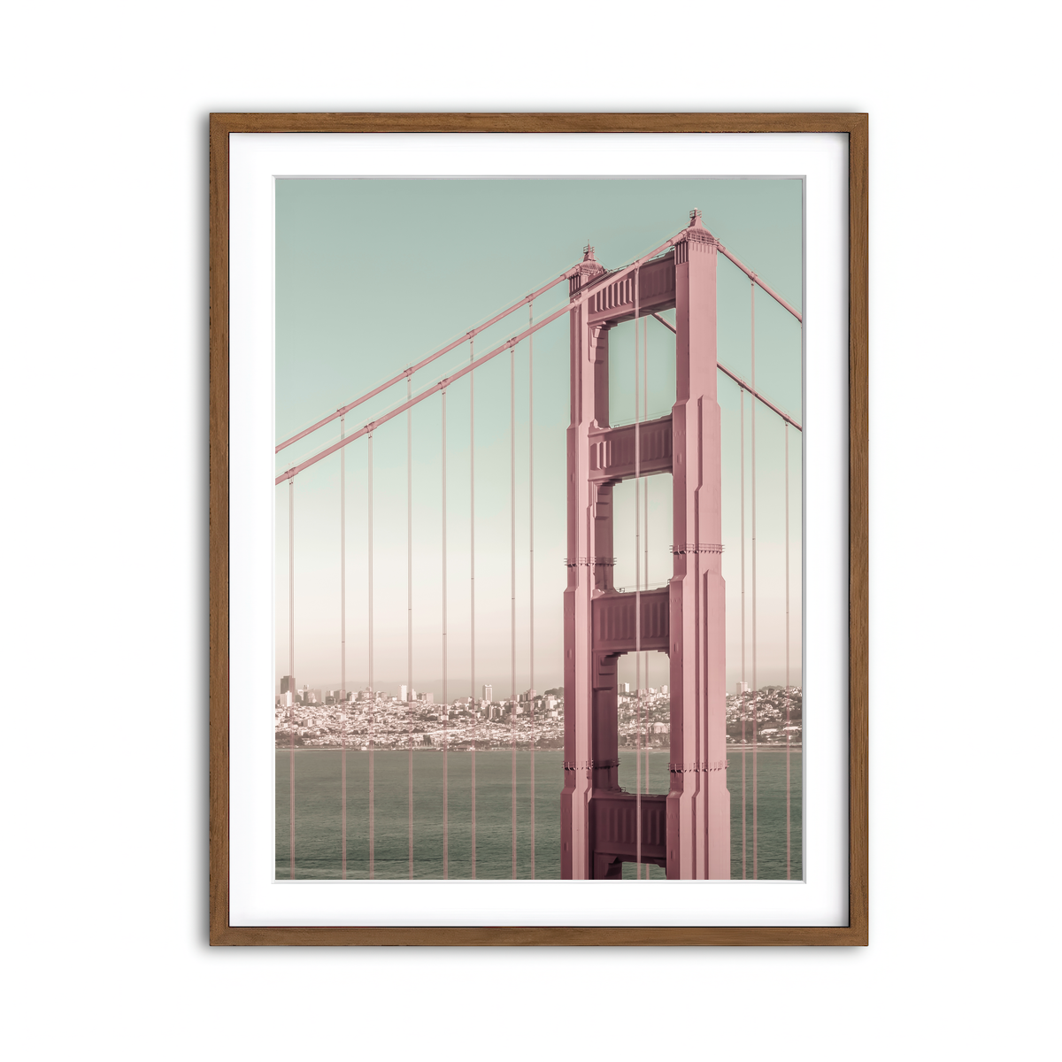 Framed Print 3x4 Walnut