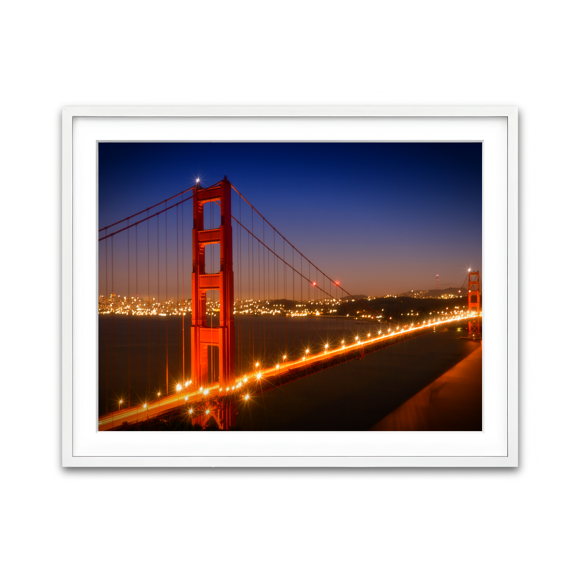 Framed Print 4x3 White