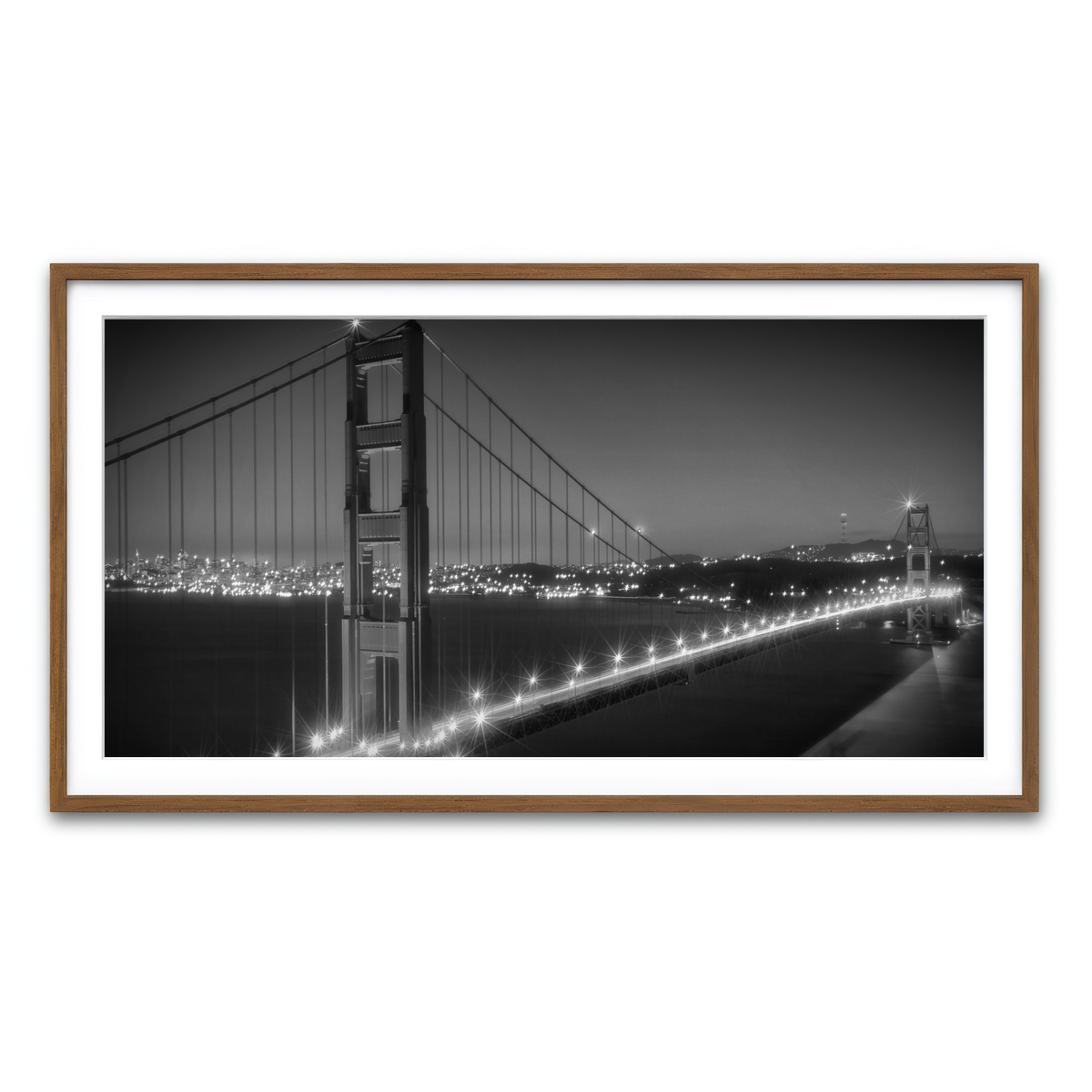 Framed Print 2x1 Walnut