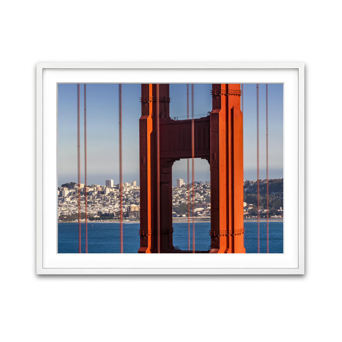 Framed Print 4x3 White
