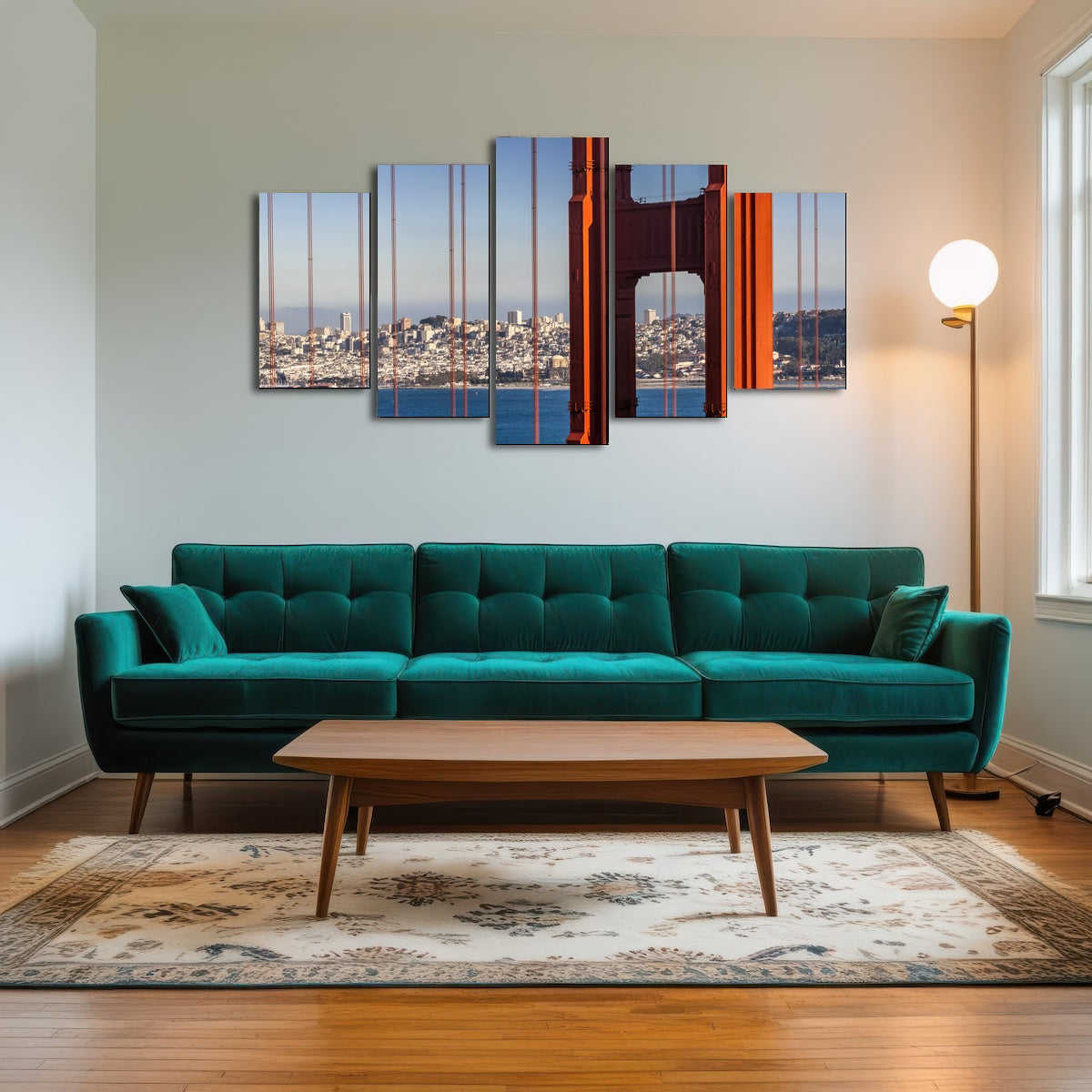 AUTO-MOCKUP ROOM | Golden Gate Bridge Panoramic