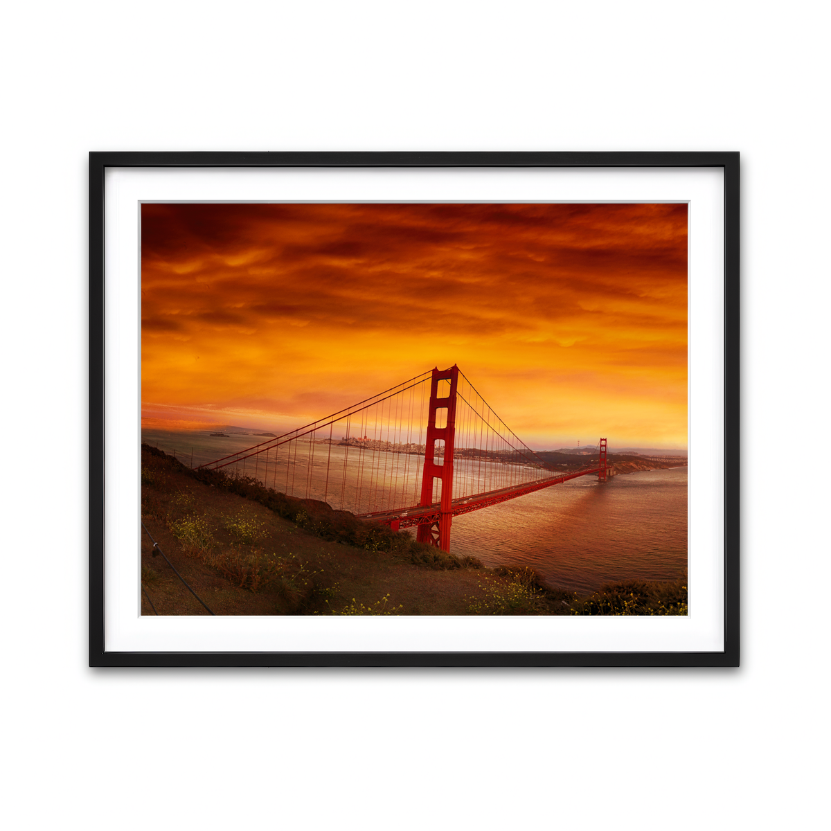 Framed Print 4x3 Black