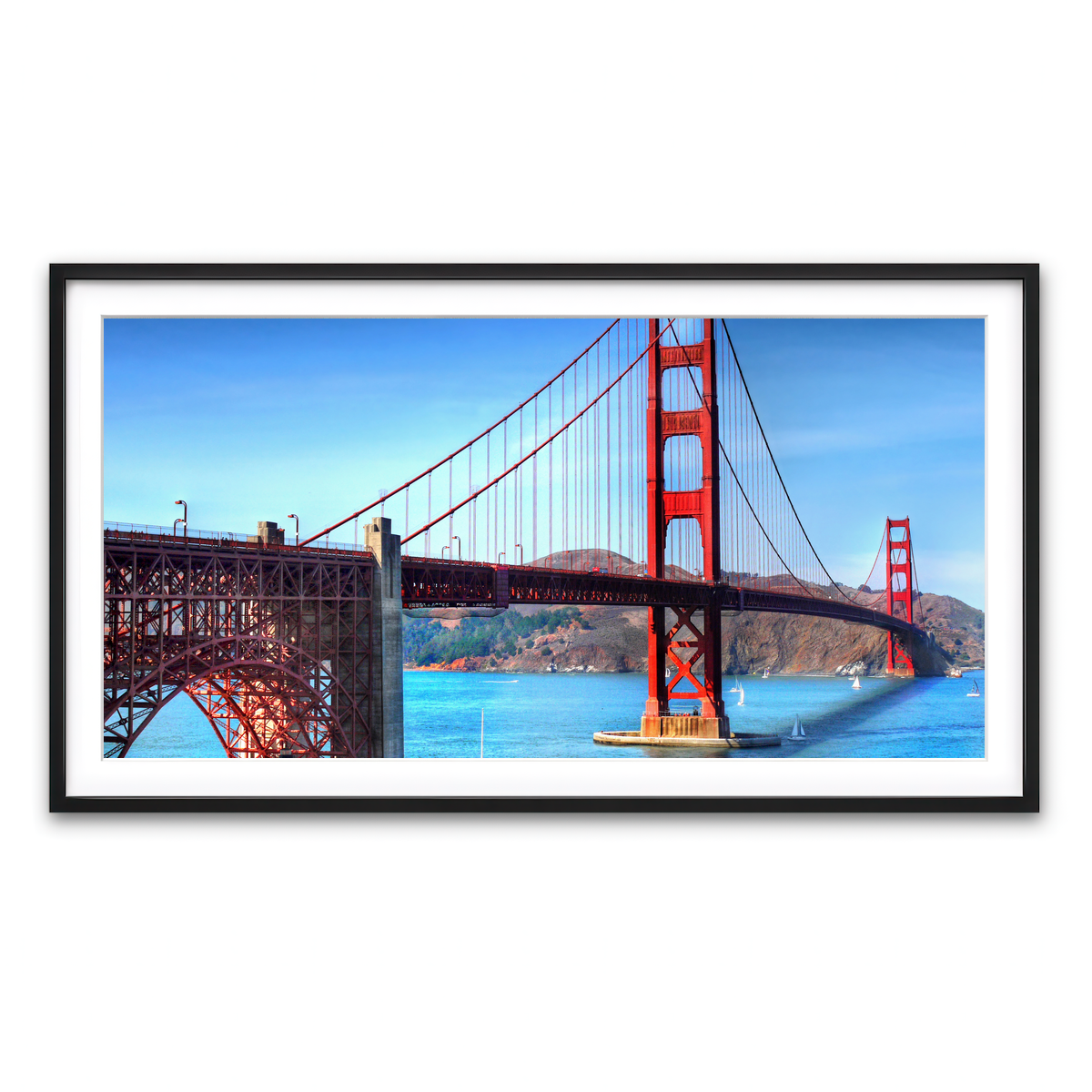 Framed Print 2x1 Black