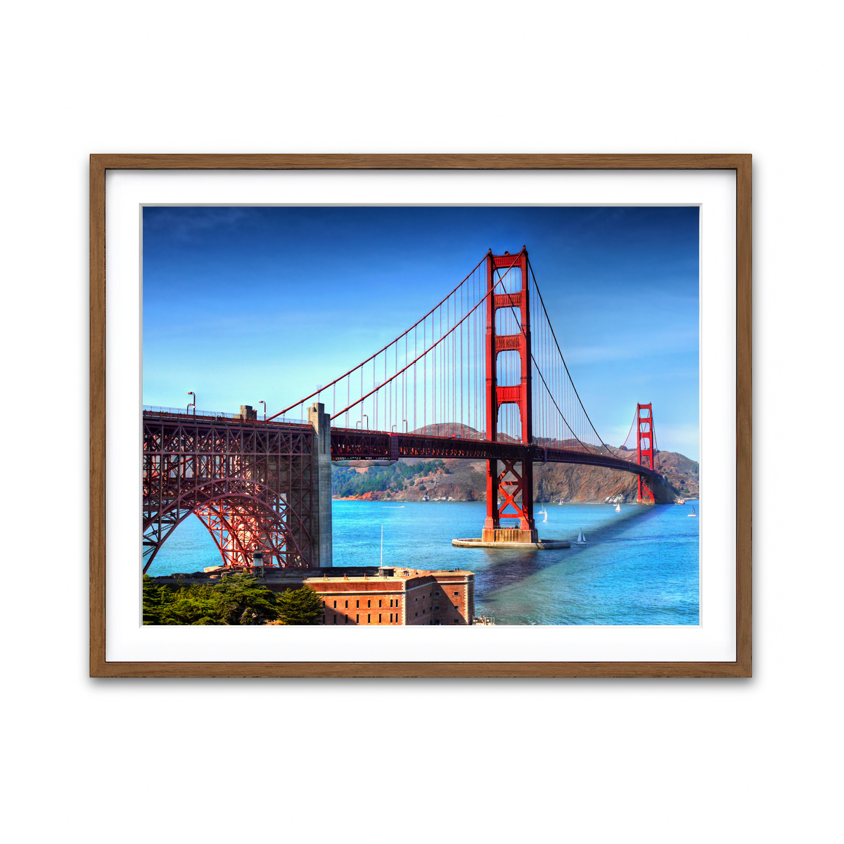 Framed Print 4x3 Walnut