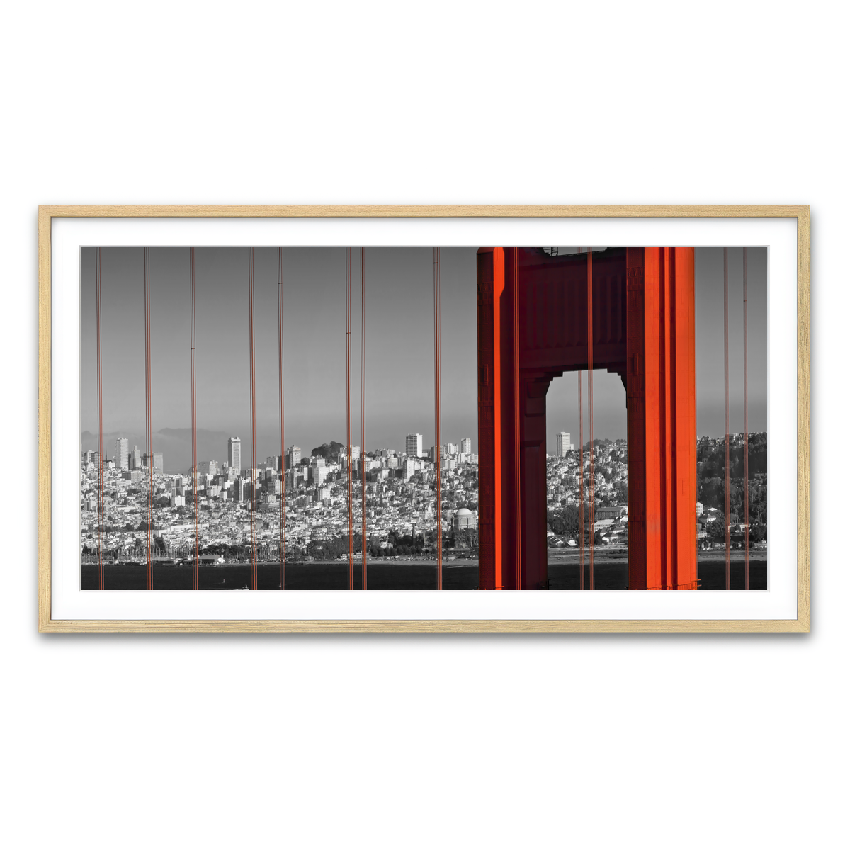 Framed Print 2x1 Natural
