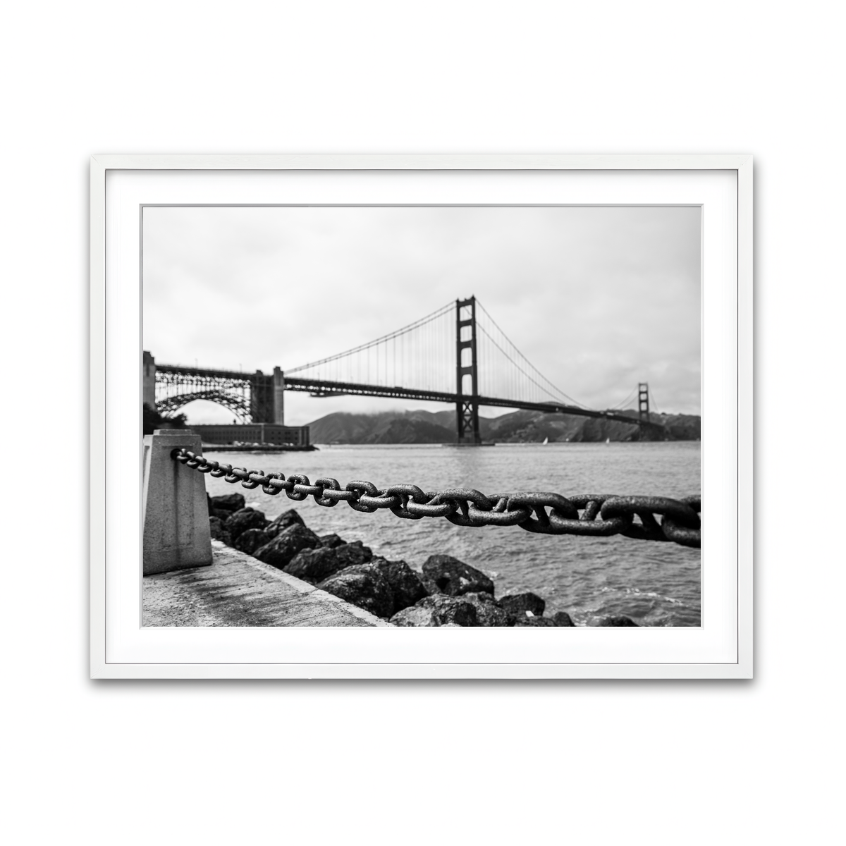 Framed Print 4x3 White
