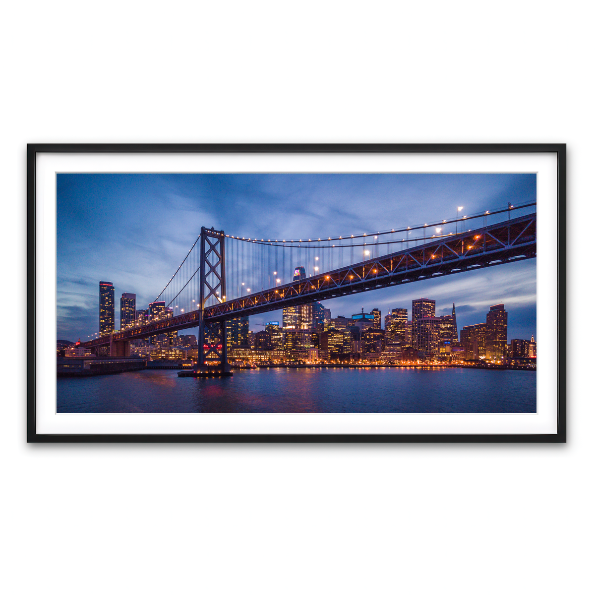 Framed Print 2x1 Black