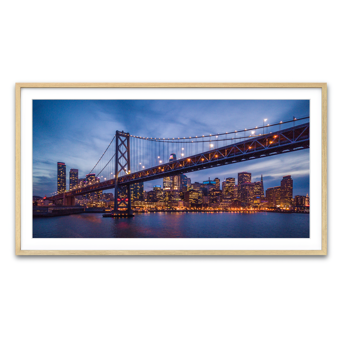 Framed Print 2x1 Natural