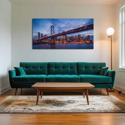 AUTO-MOCKUP ROOM | Golden Gate at Night