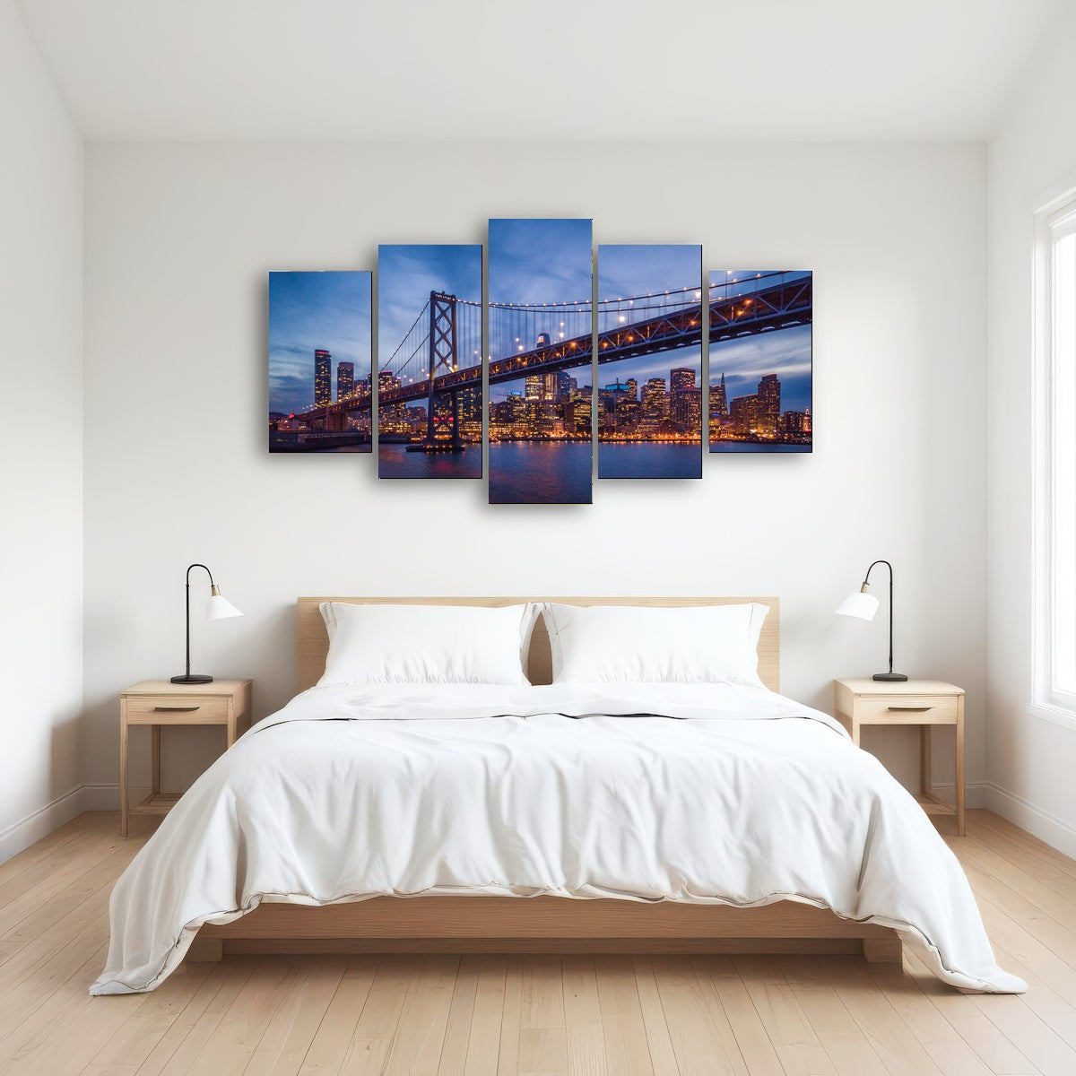 AUTO-MOCKUP ROOM | Golden Gate at Night
