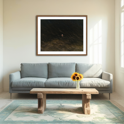 AUTO-MOCKUP ROOM | Golden Hour Drift Wall Art