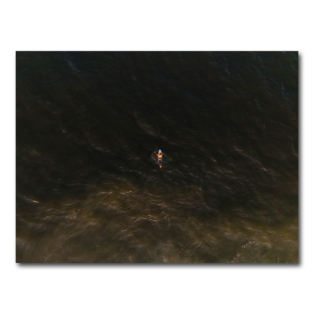 AUTO-MOCKUP WHITE | Golden Hour Drift | 1 Piece | Gallery Wrap Canvas | group=4x3