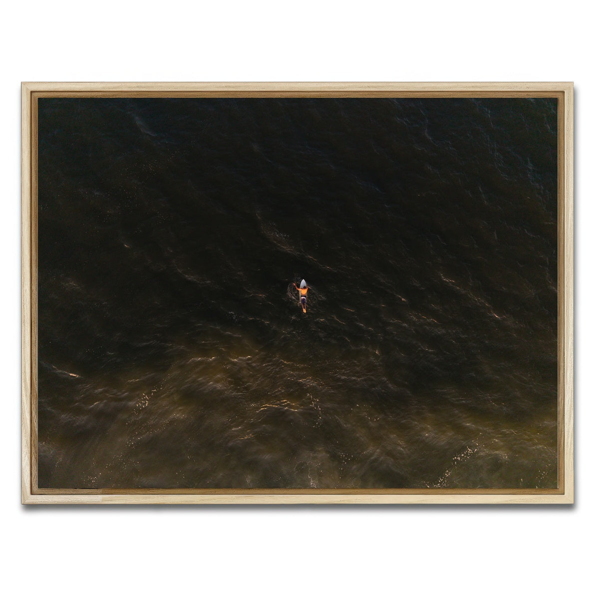 AUTO-MOCKUP WHITE | Golden Hour Drift | 1 Piece | Natural Framed Canvas | group=4x3