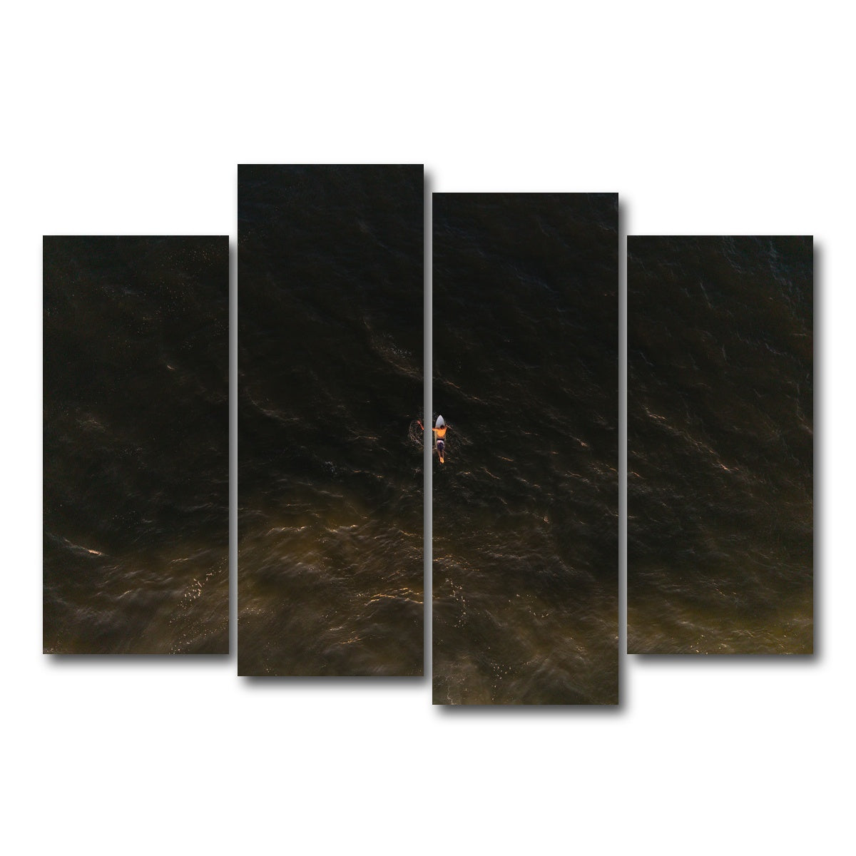 AUTO-MOCKUP WHITE | Golden Hour Drift | 4 Piece | Gallery Wrap Canvas | group=4_normal