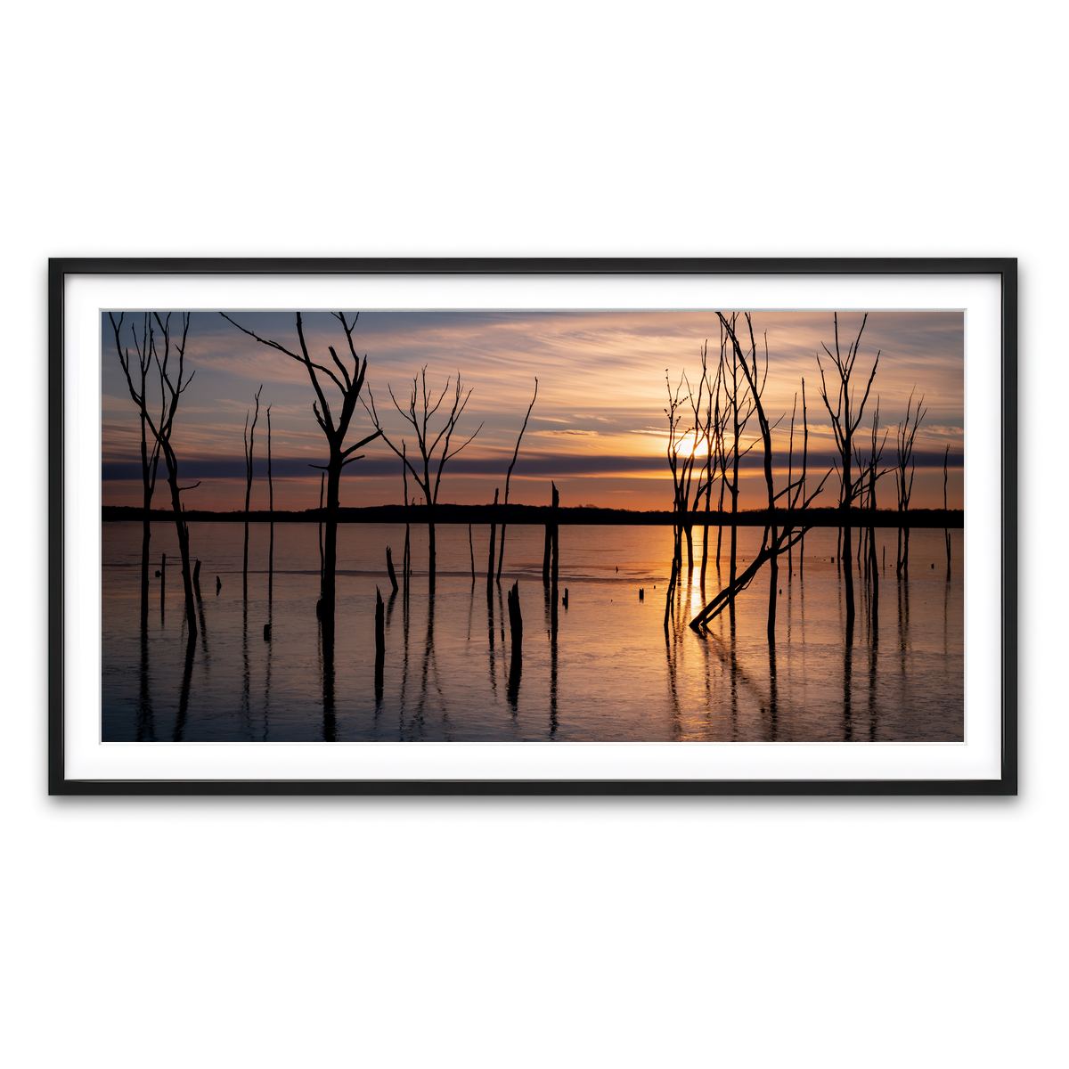 Framed Print 2x1 Black