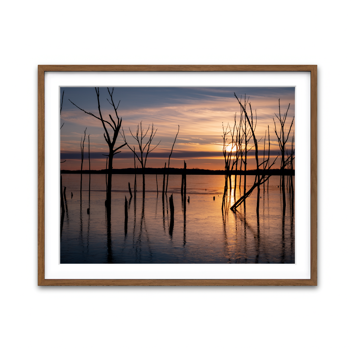 Framed Print 4x3 Walnut