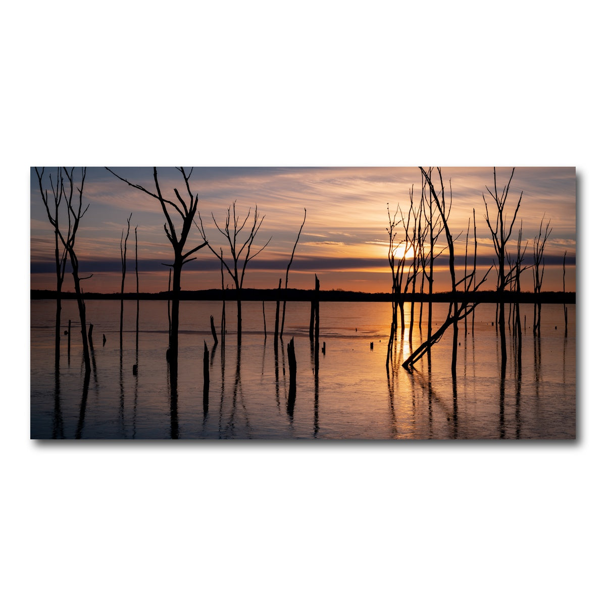 AUTO-MOCKUP WHITE | Golden Hour | 1 Piece | Gallery Wrap Canvas | group=2x1