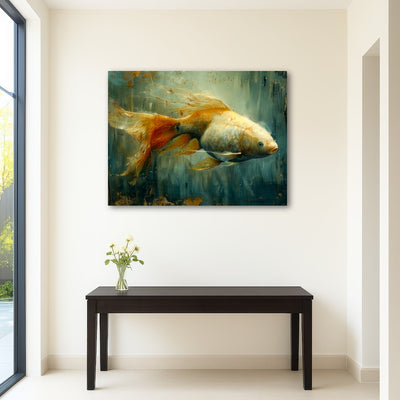 AUTO-MOCKUP ROOM | Golden Koi Fish